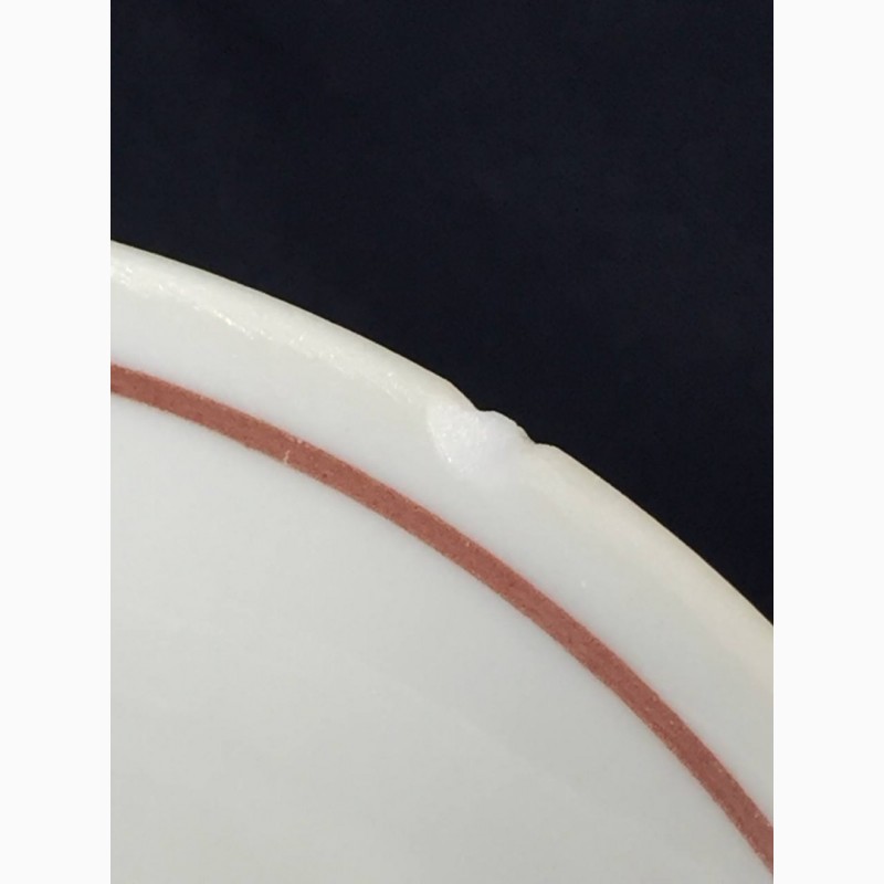 Фото 6. Фарфоровая Бульонница чашка для супа тарелка с ручками Полонне винтаж н1194