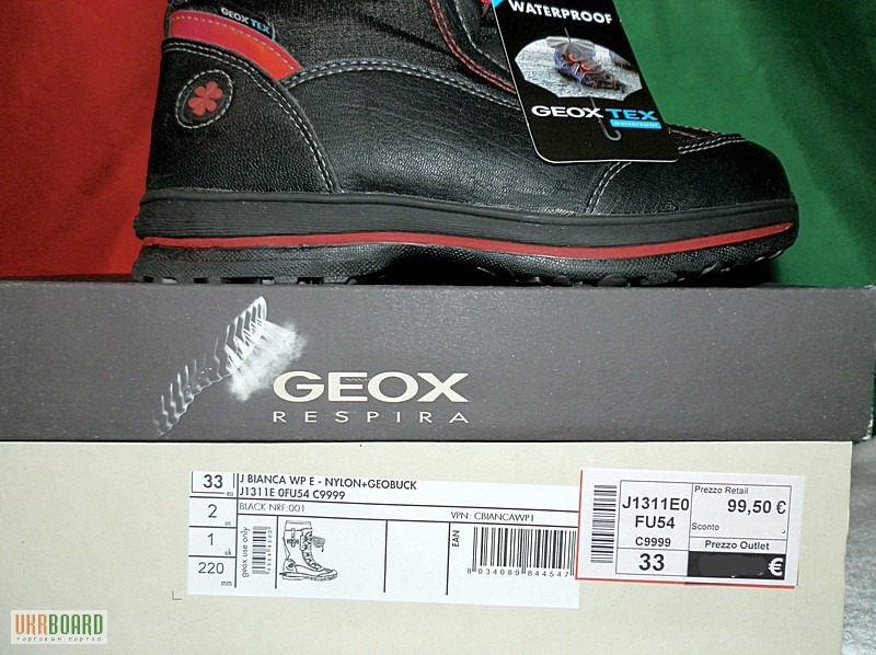 Фото 11. Ботинки зимние фирмы GEOX оригинал из Италии