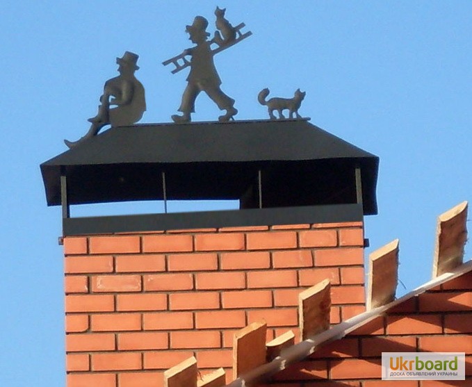 Фото 4. Флюгер на крышу. Красивая защита для дымохода