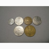 Монеты Словакии (6 штук)