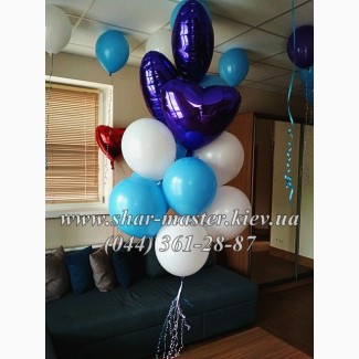 Воздушные шары в Вишневом, Крюковщине, шарики с конфетти, фотозона из шаров