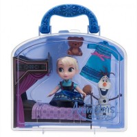 Игровой набор мини кукла Эльза в чемоданчике