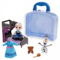 Игровой набор мини кукла Эльза в чемоданчике