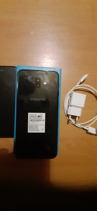 Фото 4. Телефон смартфон Оригинал Samsung J6+ Самсунг, зарядка чехол документы