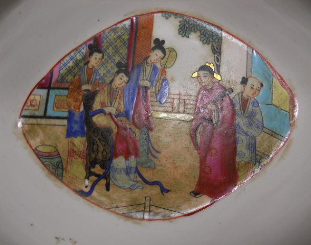 Фото 19. Старинное Китайское овощное блюдо Rose Medallion