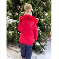 Детский зимний комбинезон Сонюшка для девочек, рост 98 -116 см, цвета разные