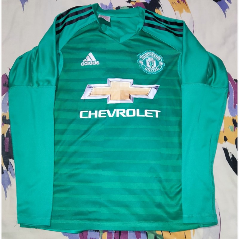 Фото 2. Подростковая, вратарская футболка Adidas FC Manchester United, De Gea