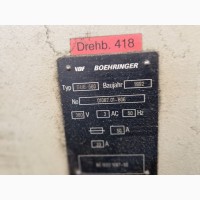 Токарний верстат VDF Boehringer - DUE 560