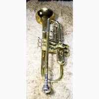 Труба Trumpet музична помпова Getzen 300 Series Elkhorn Wis USA Оригінал Профі золото