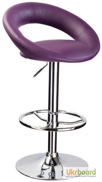 Фото 14. Высокий барный стул HY 300 бежевый, черный, коричневый, красный, фиолетовый, оранжевый