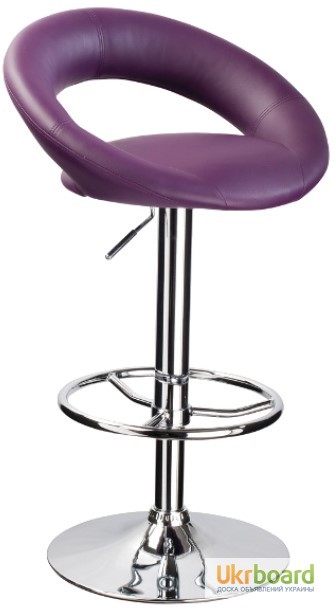 Фото 17. Высокий барный стул HY 300 бежевый, черный, коричневый, красный, фиолетовый, оранжевый