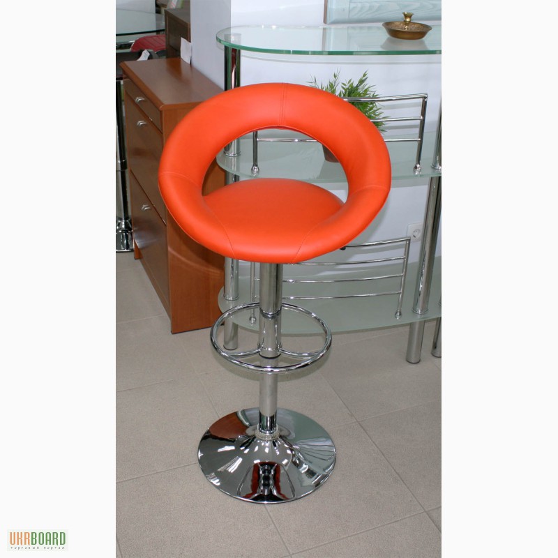 Фото 6. Высокий барный стул HY 300 бежевый, черный, коричневый, красный, фиолетовый, оранжевый