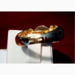 Кольцо мужское с сапфиром Звездчатый сапфир 10 на 10 мм. 8, 19 грамм