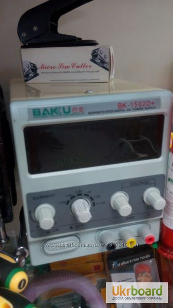 Фото 2. Лабораторный блок питания цифровой BAKU 1502D+ 15В 2А Цифровая индикация напряжения