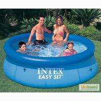 Надувной большой семейный бассейн Intex 56420 Easy Set Pool 366 76 см