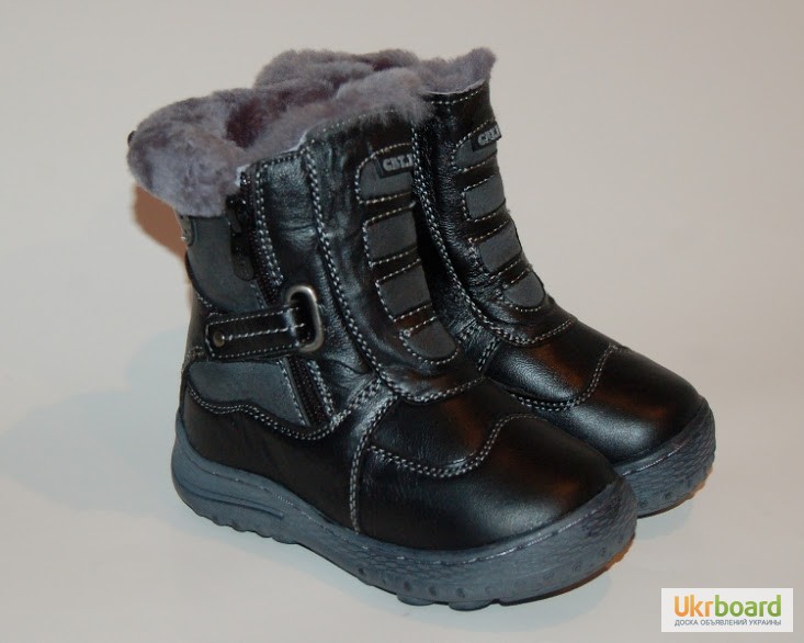 Фото 2. Зимняя обувь для мальчиков CBT.T арт.Т62-1 black с 22-24р