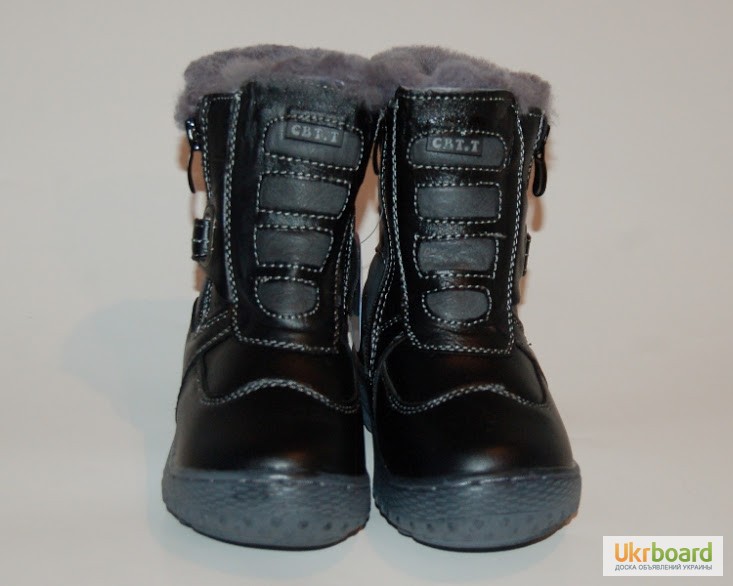 Фото 9. Зимняя обувь для мальчиков CBT.T арт.Т62-1 black с 22-24р
