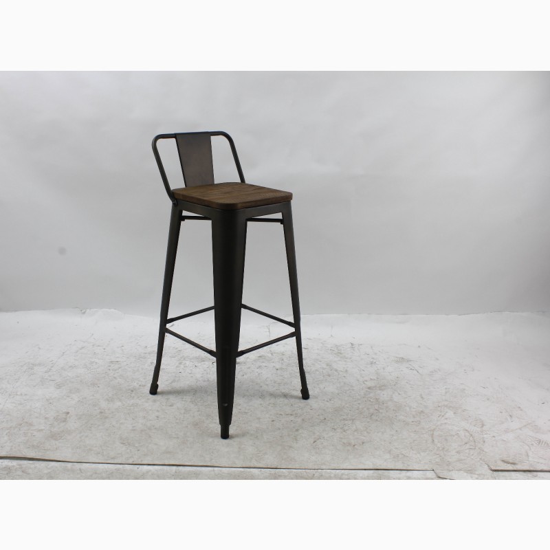 Фото 4. Полубарный стул Толикс Низкий Вуд, H-66см. (Tolix Low Wood, H-66cm) из металла купить Киев