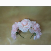 Ободок для волос Розы роса розовые