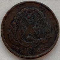 Канада 1 пенни 1837 год г200
