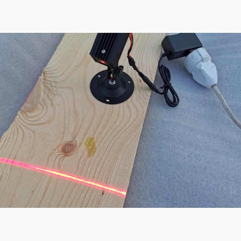 Фото 8. Лазер для станка 200мВт красный (лазерный имитатор пропила) - лазер линия