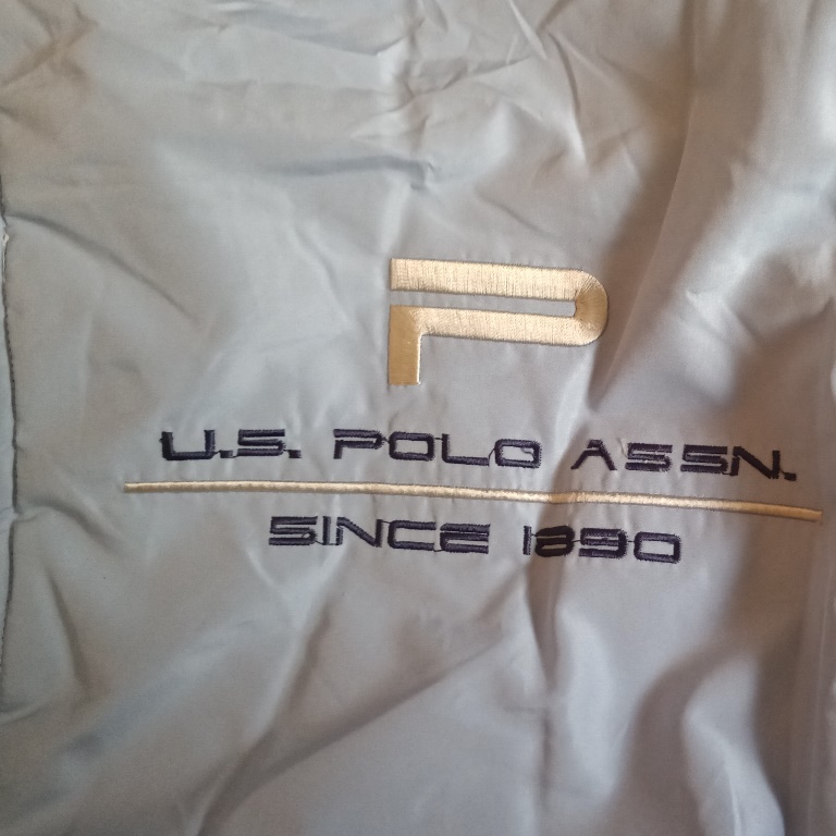 Фото 15. Куртка детская. Us Polo. США. голубая с капюшоном. 10-12 лет