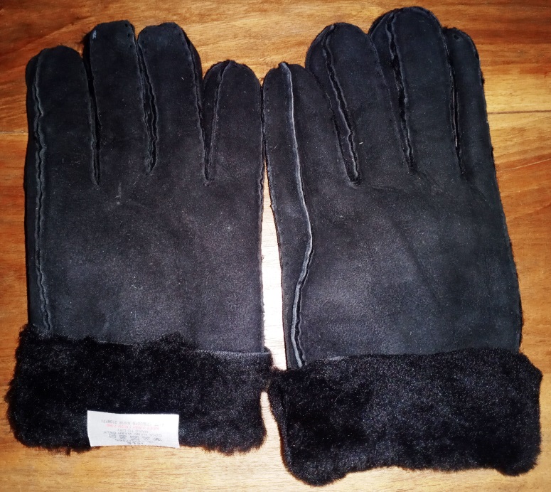 Фото 3. Зимние перчатки из дубленой кожи ISLE