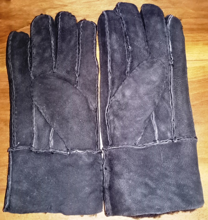 Фото 4. Зимние перчатки из дубленой кожи ISLE