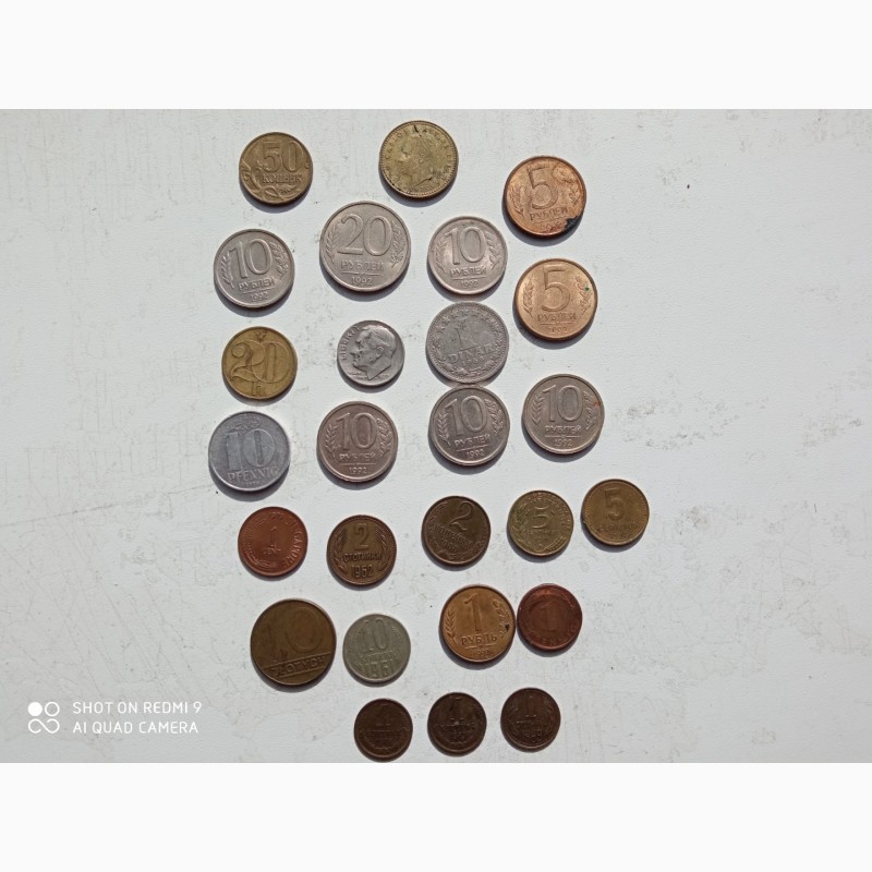 Фото 3. Зарубежные старые монеты