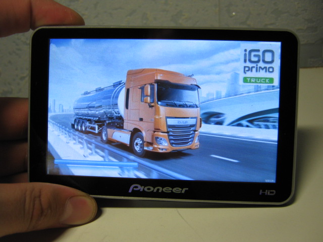 Фото 7. Pioneer GPS навигатор. Navitel + IGO Truck (Европа)