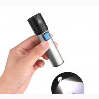 Аккумуляторный фонарь Flashlight из алюминия 500 м режимів роботи: 3