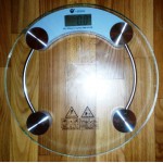 Весы напольные стеклянные круглые электронные (7-180 кг)