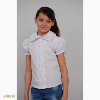 Блузка детская для девочек школьная М-946 рост 126