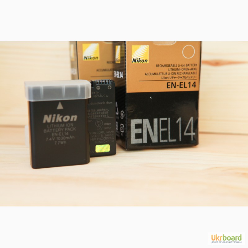 Фото 2. Аккумулятор EN-EL14 для Nikon D3100 D3200 D3300 D5100 D5200 D5300
