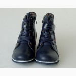 Демисезонные ботинки для девочек GFB арт.G232 темно-синий 32-37р