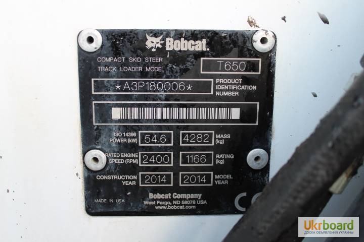 Фото 5. Предлагаем мини-погрузчик Bobcat T650 (918)