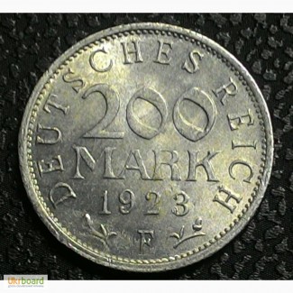 Германия 200 марок 1923 F год