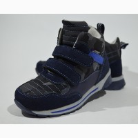 Демисезонные ботинки для мальчиков Солнце арт. PT81B blue с 27- 32 р