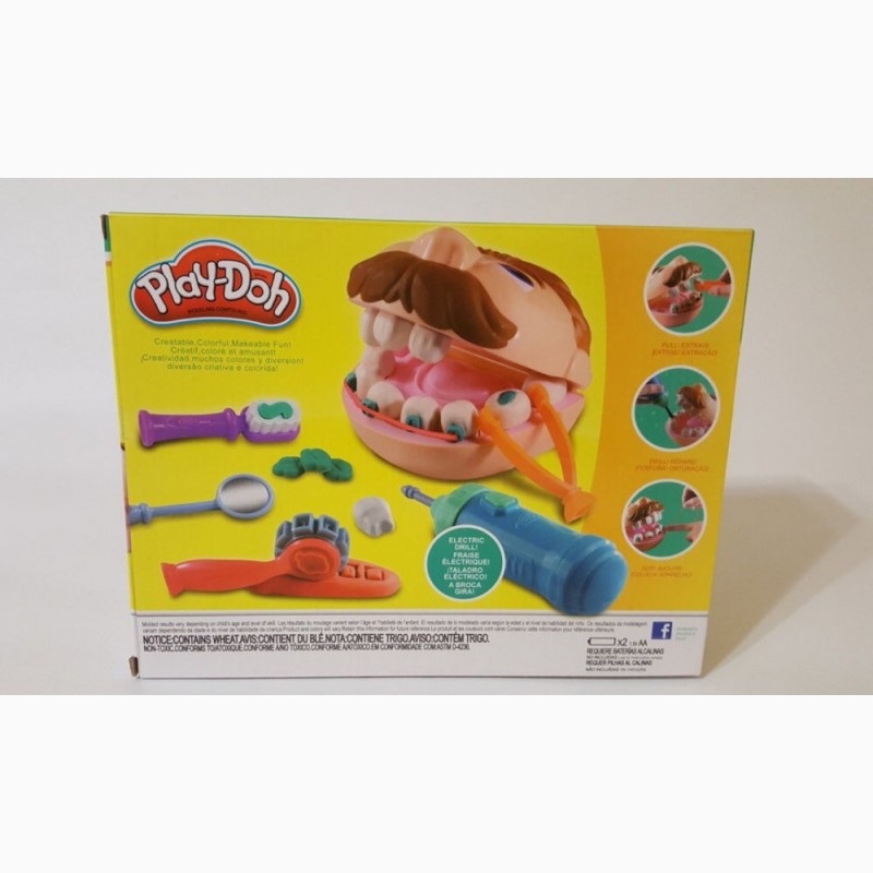 Фото 6. Игровой набор Play-Doh Мистер Зубастик, с пластилином
