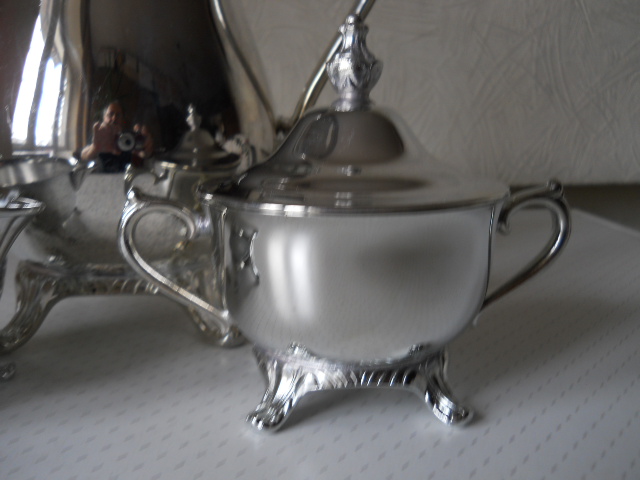 Фото 5. Посеребренный кофейный/чайный набор-International Silver CompanyUSA