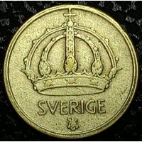 Швеция 25 эре 1950 год СЕРЕБРО!! ОТЛИЧНЫЙ СОХРАН