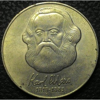 Германия 20 марок 1983 год КАРЛ МАРКС