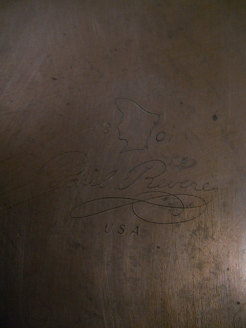 Фото 10. Медно/стальная кастрюля с крышкой и длинной ручкой фирмы Paul Revere США