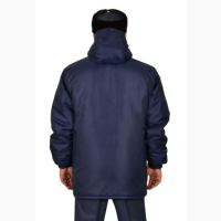 Зимняя рабочая куртка Вахта, темно-синяя