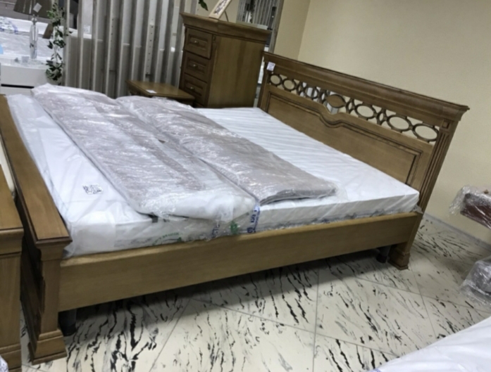 Фото 9. Двоспальне ліжко Елеонора нова з масиву дуба