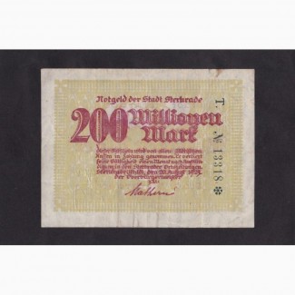 200 000 000 марок 1923г. T 13318. Германия