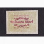 200 000 000 марок 1923г. T 13318. Германия