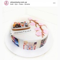 Аниме торт Волейбол Хайку подарок анимешнику торт Haikyuu