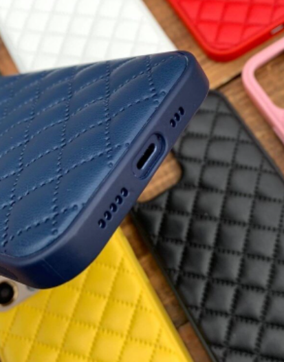 Фото 10. Чехол iPhone 11 Pro матрасик Quilted Leather качественный заменитель кожи Противоударный