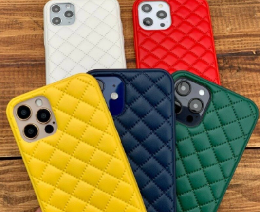 Фото 12. Чехол iPhone 11 Pro матрасик Quilted Leather качественный заменитель кожи Противоударный